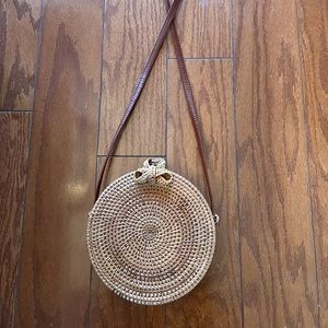 Rattan Crossbody Handbad